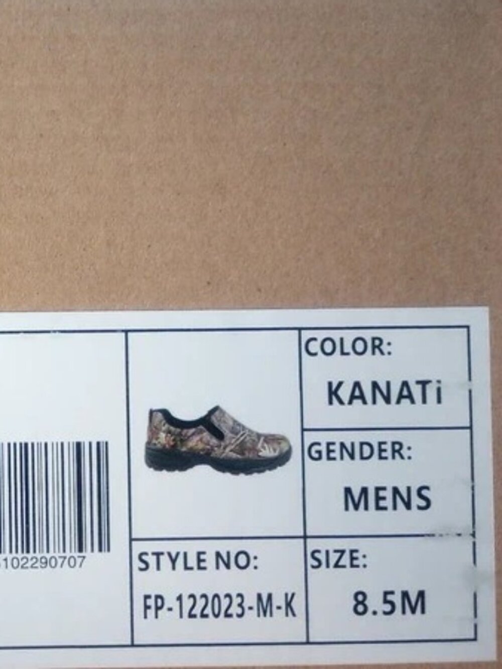 NEW Tamarack XTR Moc Slip-On Casual Camouflage Shoes, Kanati, Men's Size 8.5 M